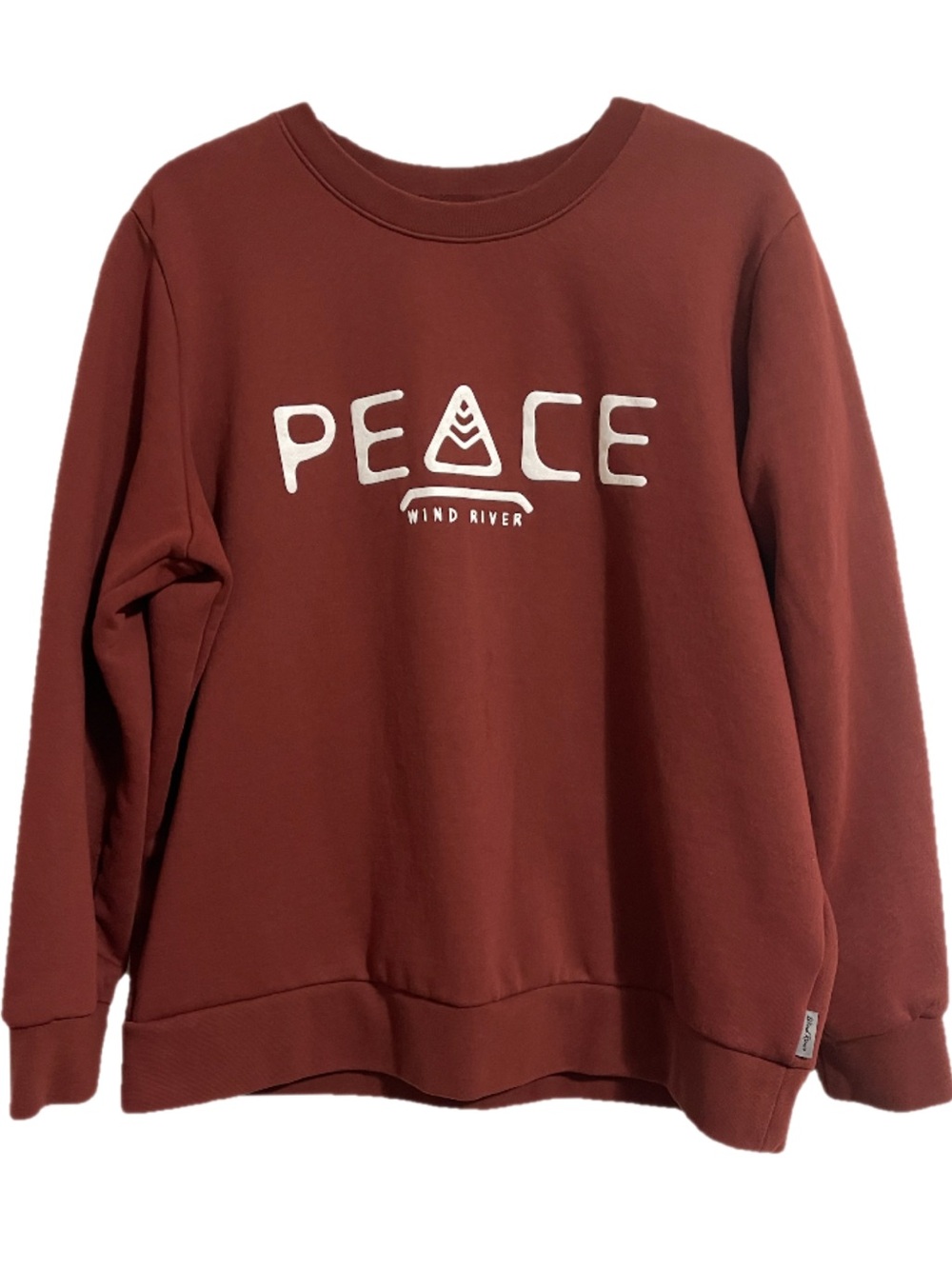 Peace Graphic Sweatshirt - Rust